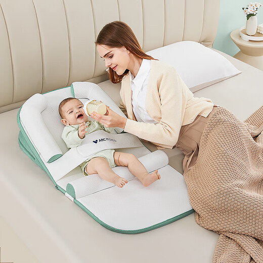 ABCMOKOO婴儿防吐奶斜坡垫防溢奶呛奶枕头0-3岁新生儿哺乳枕-PRO无极款