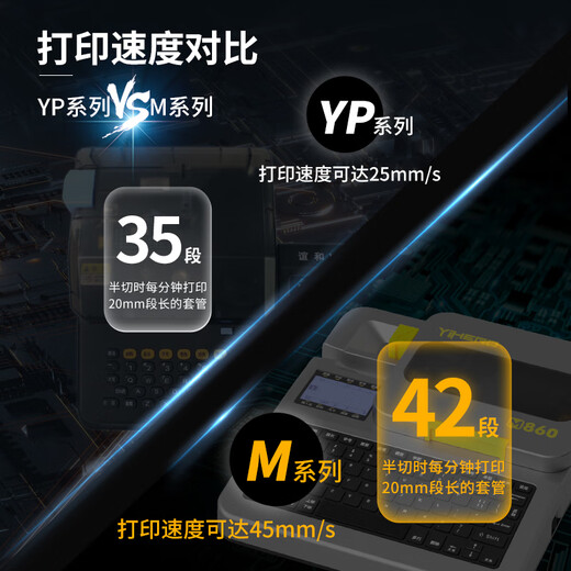 谊和（YIHERO）线号机号码管打号机标签线号打印机电脑型线号管印字机线号机 M880电脑版