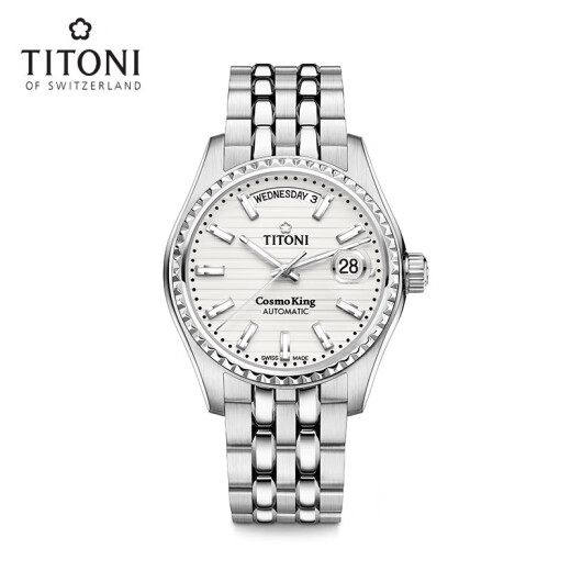 Titoni Swiss Watch Mener Mechanical Watch Mechanical Watch Universe Series Originales Imported Steel Belt 40 mm 797-S-695