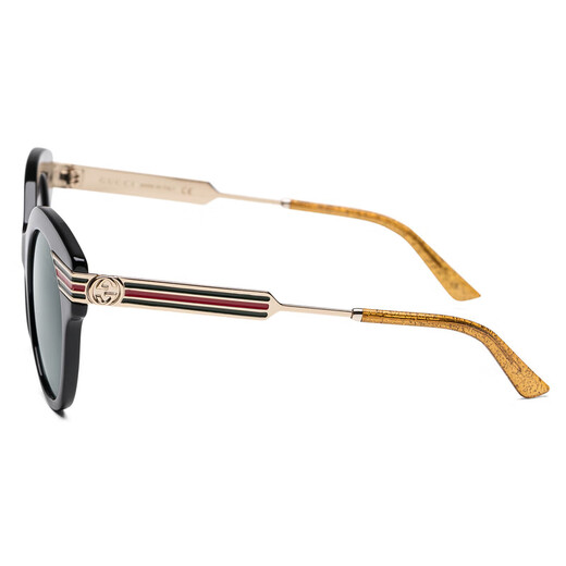GUCCI Gucci eyewear women's sunglasses GG0282SA-001 black frame gray lens 52mm