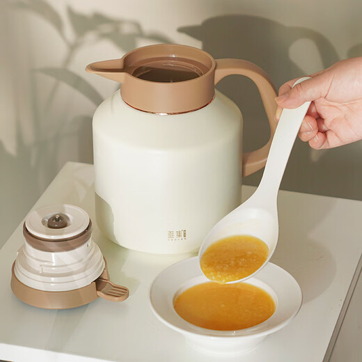 Yaji old white tea stuffy teapot stainless steel liner office household stuffy teapot large capacity insulation kettle with screen display 1.7L