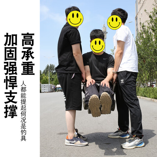 龙天将帆布鱼竿包轻便防水可放伞钓鱼收纳包多功能伞包杆包大容量渔具包 【80cm双层复合加厚】