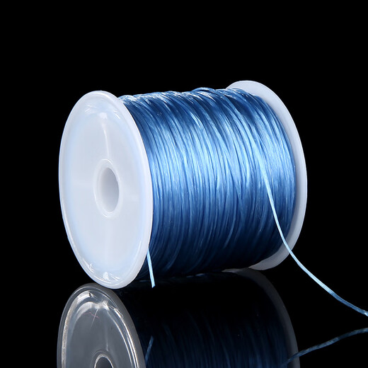 Avini Beaded Rope Elastic Cord Bracelet Rubber Band Bracelet Rope Beaded Bracelet Cord Rose Red (Garnet Special Color) 60m