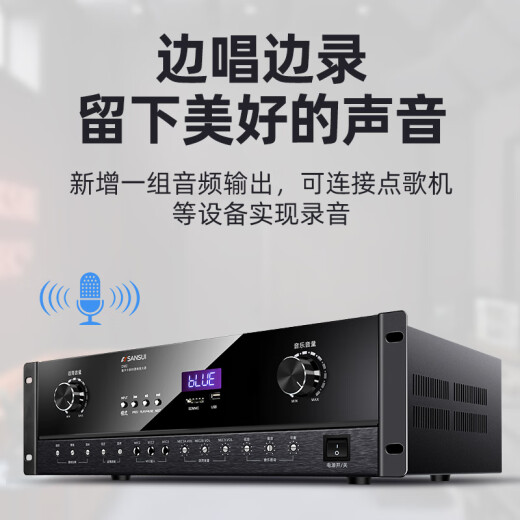 SHANSHUI (SANSUI) DM2 Home KTV Audio Amplificador Resistencia FIJA AMPLIFICACIÓN DE EMPLEZA DE EMPLEZA DEL ALMENTA