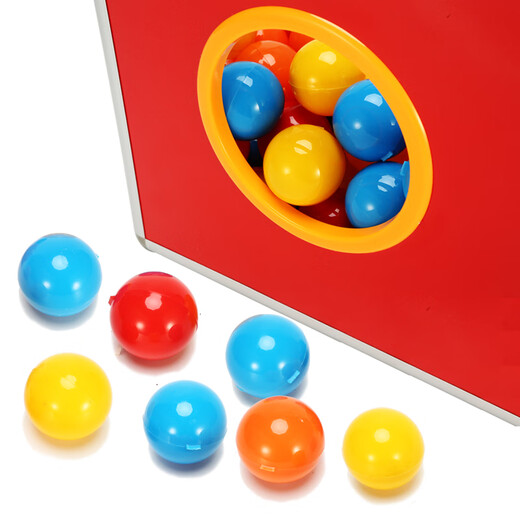 Boîte de loterie Transparent Acrylique Plus taille mignon Lucky Table Tennis Toys Prize Draw Box Fun Creative Plastic 25 CM 753 Boîte de loterie séparée avec mots