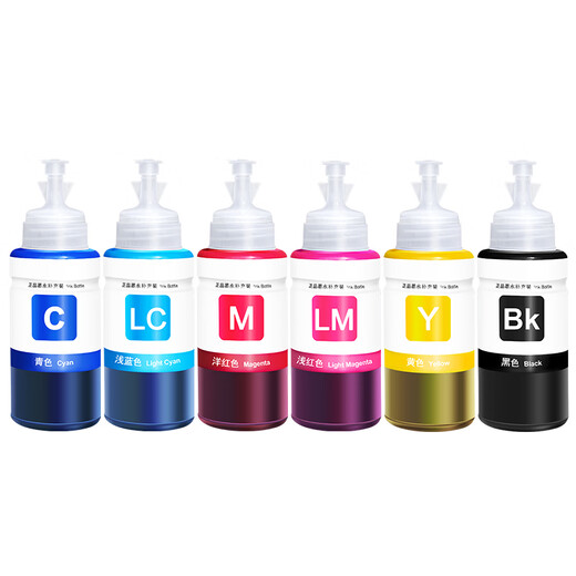 Mo Qian eignet sich für EPSON EPOSN L810 L805 L850 L1800 PRINTER TINK TINK BIN TINK-KAURTE [SIX-FAHRE SET] T674 Tinte