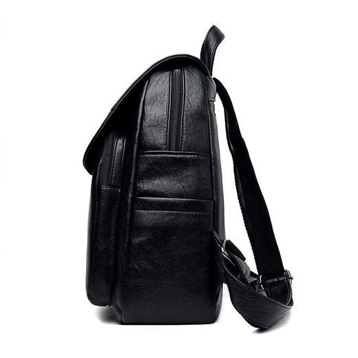 Mochila fresca para mujeres nuevas mochila de moda con patrón de piel de oveja gran capacidad coreana versátil bolso de madre para mujeres