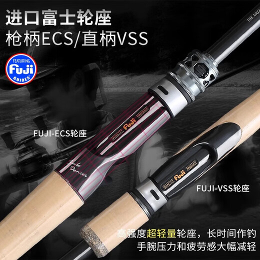 桑巴路亚超级舞者路亚竿虫杆范用直枪柄裸杆超轻全日本sic导环鳜鲈鱼竿 2.04m C682ML-枪柄一本半/5-15g 【桑巴舞者系列】