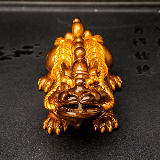 Chuge high-quality color-changing tea pet ornaments Pixiu creative tea play Kung Fu tea set tea tray accessories can be used to raise tea ceremony pet accessories large color-changing Pixiu gold