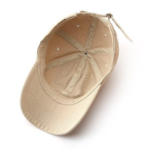 Baisiteng Hats Men's and Women's Peaked Cap Soft Top Trendy Versatile Outdoor Baseball Cap Student Couple Hat Women's Fashion Simple Sun Hat Spring and Autumn New Product Four Seasons Fishing Sun Hat Soft Top Beige Adjustable