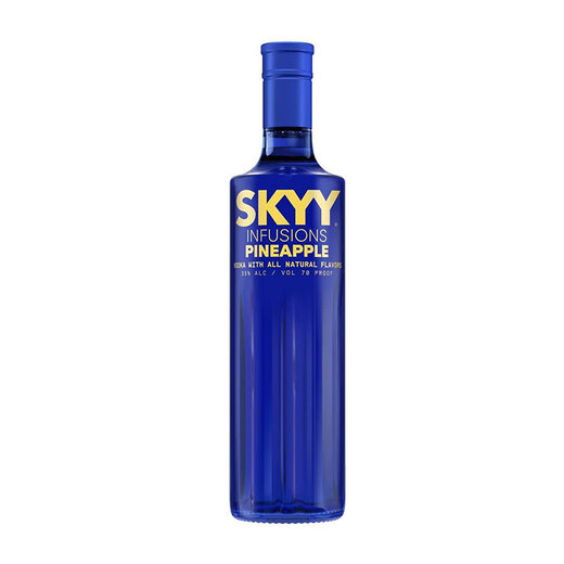 深蓝SKYY 伏特加 VODKA进口原瓶进口洋酒调酒 750ML  菠萝味