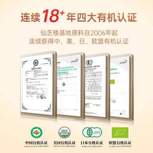 仙芝楼破壁灵芝孢子粉灵芝粉胶囊 探病礼物中老年保健品抗辐防射增免疫 1盒 20g 【水提醇提技术】