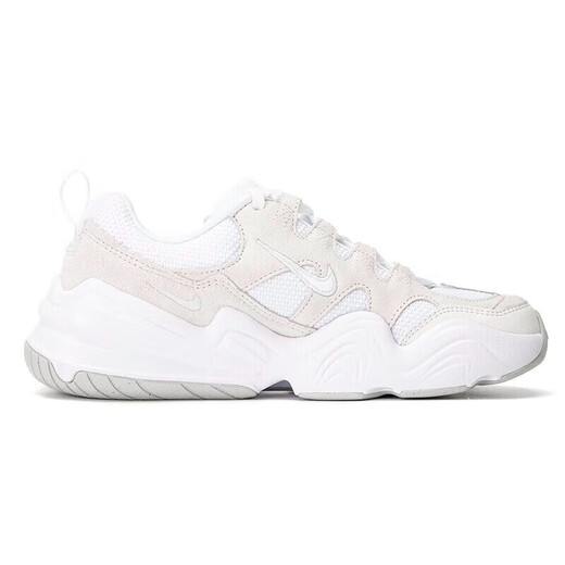 耐克（NIKE）休闲鞋女鞋2025夏季TECHHERA运动鞋透气跑步鞋复古老爹鞋 DR9761-100/灰白 37.5