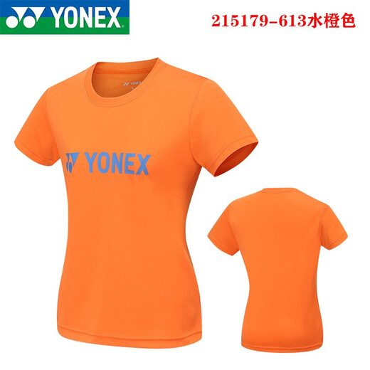 YONEX尤尼克斯羽毛球服短袖运动T恤速干衣服yy团购队服 115179 多色 品蓝女款215179-683 M