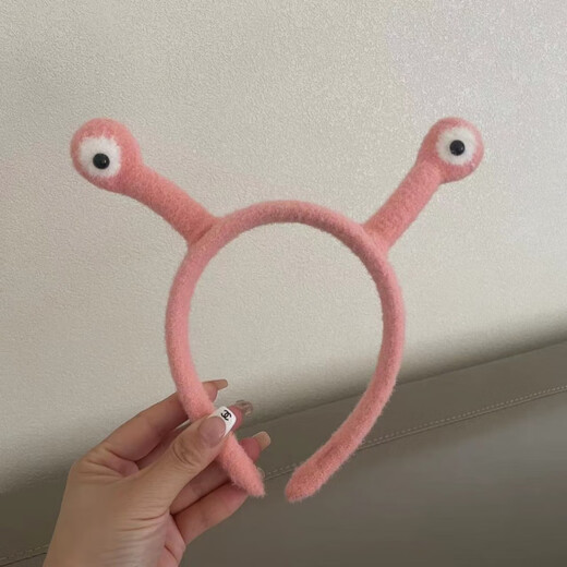 Timo Children's Day headband can make sounds, funny hair accessories, children's headwear, cute snail small tentacle headband 520 lover, can make sounds snail headband - black