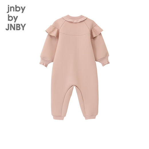 jnby by JNBY[江南布衣婴童]秋连体衣长袖爬服可爱立体花边女童婴儿YN9F11320 687淡粉 90cm