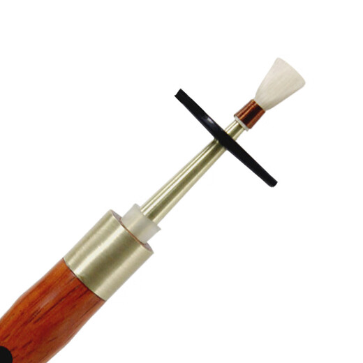 Guan Yi Mahogany ebony suona musical instrument full set of suona folk musical instruments for adult beginners playing Lock trumpet Ebony D-tuning white bowl [10 gifts]