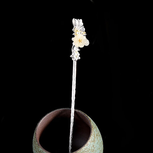 Yinyu hairpins for women, ancient style tassel hairpins, hairpins, step-shaking Hanfu headwear, birthday gifts for girlfriends and wives, Dielian flower hairpins