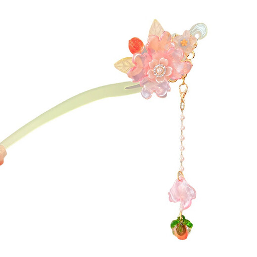 Qianbaolai children's hairpins, ancient style Hanfu hair accessories, girls' hairpins, Chinese-style hairpins for girls, tassels, ancient costume hairpins 10-Yilan