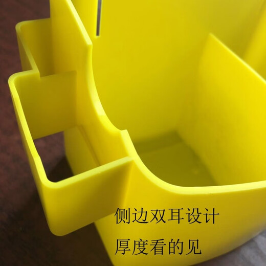 Sailotou nail pocket carpentry tool box tool bag nail pocket thickened clinker nail bucket double grid construction worker nail bag nail box waist thickened anti-fall upgraded version double grid yellow 2 waists