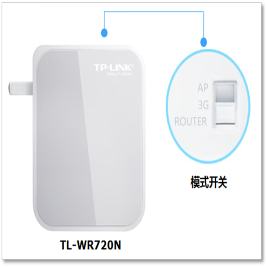 tplink WR700N 800N 702N 便携迷你路由器WIFI家用有线转无线桥接中继器二手 TP800N单口 有线无线互转 -