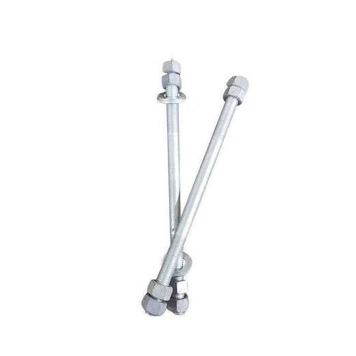 Midelei stud hot-dip galvanized electric stud screw bolt rose red M18*5502 with nut