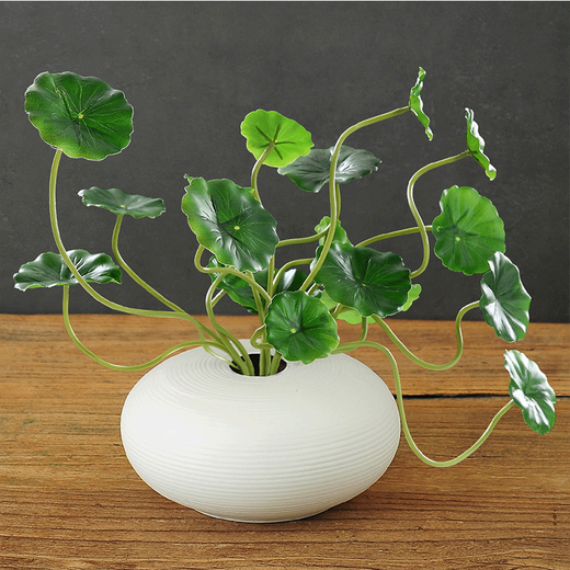 Pa Meiju Zen Chinese vase ornaments creative living room TV cabinet decoration room wine cabinet entrance ceramic crafts vase + copper money grass