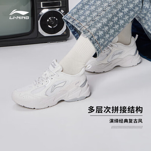 Li Ning Trendy Running Shoes Shoes Women Mesh Mesh transpirable Absorbing y rebote de moda de moda casual ARLS008