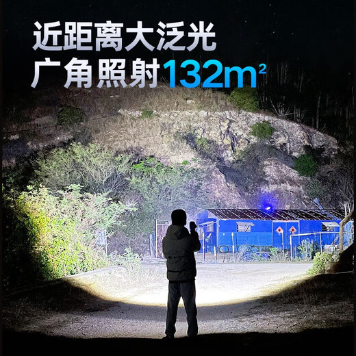 飞利浦（philips）手电筒强光手电超亮远射Type-c充电户外小型家用应急灯SFL6168 SFL6168