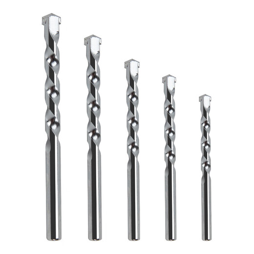 Kraftwell round handle twist drill construction woodworking drill bit metal cement wood plastic concrete drill wall drill bit 16-piece combination drill bit multi-Specifications