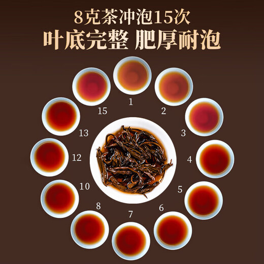 御举茗 宫廷普洱茶熟茶自己喝 2017熟普洱茶云南茶饼茶叶父亲节礼物 冰岛宫廷班章（357g*3）