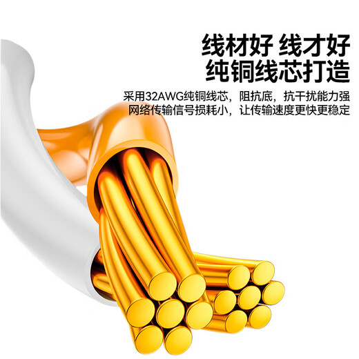 山泽 七类CAT7类扁平网线 万兆网络屏蔽双绞镀金连接线 工程家用电脑宽带成品跳线 黑色2米 CAT-702C