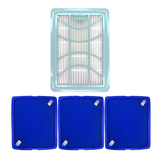 Jingbo Jingxi passt sich an Philips Vakuumreiniger -Filterelement -Zubehör FC9728/FC9732/FC9735 Filternetzfilter Baumwolle 1 Frontfilterelement + 1 Heckfilterelement