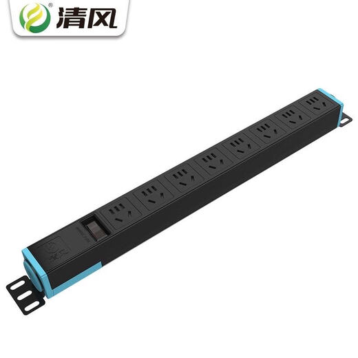 Qingfeng (kyfen) PDU desktop gaming cabinet socket/strip board/socket strip/socket strip/socket strip/pull strip 10A 8-bit wireless QF-X8K0