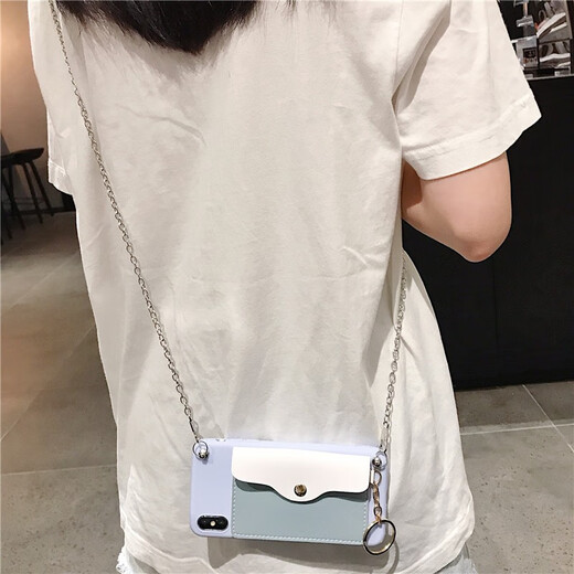 Lenghan Xiaomi Mobiltelefon Hülle Münz Brieftasche kreative niedliche trendige Frauen-Gurt-Crossbody-Kartenbeutel mit Vollpack
