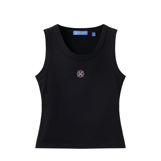 
Navigare Italian sailing women's tight vest embroidered base top 3314904502 black L