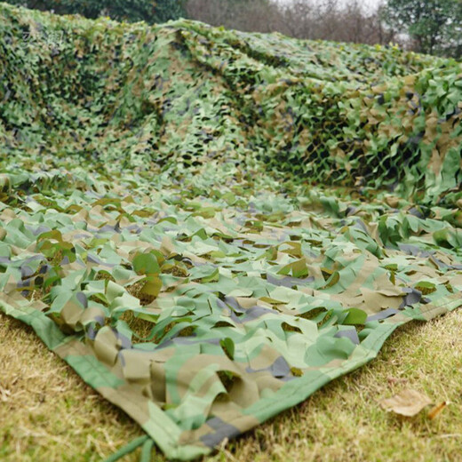 Yilan thickened camouflage net anti-aerial photography camouflage sunshade net anti-aging shade green net 150D jungle style 5*10 meters