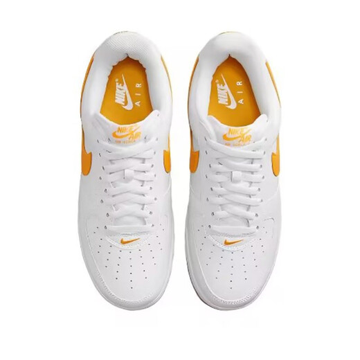 Nike (Nike) Nike (Nike) Luftwaffe 1 AF 1 Luftwaffe Nr. 1 Anti-Rutsch-Verschleiß resistente Männer mit geringer Gruppen-Gelegenheitsbrett weiß und gelb FD7039-100 41