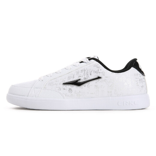 ERKE Hongxing Erke Skateboard Shoes 11033189B White/Black 39 size