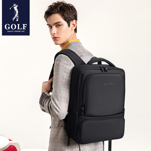 Golf (GOLF) Backpack Men's Business Travel Backpack 15.6/16-inch Computer Bag Water-Repellent Business Travel Commuting Men's Bag