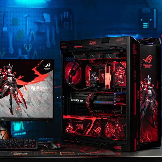 ASUS ROG family bucket AMD Ryzen 9700X R7 9800X3D/RTX5070/RTX5080 graphics card Helios 601RO Ji DIY complete machine assembly computer host Configuration 2 R7 9800X3D/no graphics card Consult for options