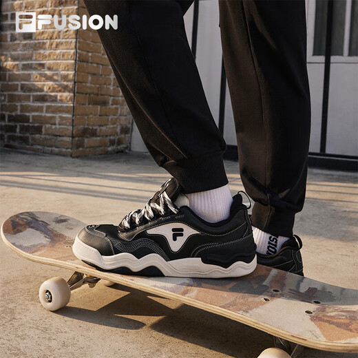 FILA FUSION Fila Fashion Brand Men's Shoes KICK Professional Skateboard Shoes 2025 Spring and Summer Wavy Sole Shoes