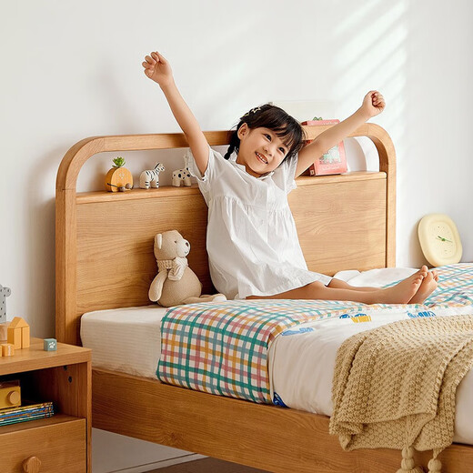 Lin's Home Nordic Simple Simple Children's Bedroom Apartamento pequeño de madera maciza