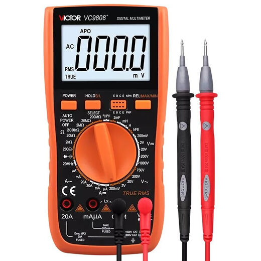 山头林村仪器高精度智能万用表数字V890+D表维修电多用电表 V9205 功能电容夹