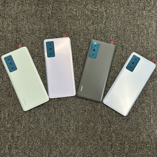 Yingtang is suitable for Xiaomi Mi 12 original glass back cover, Mi 12X original back shell, mobile phone battery cover, Mi 12S shell, Mi 12/X/S back cover purple + without frame