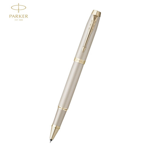 Stylo à bille PARKER Stylo gel Cadeau haut de gamme Ensemble étudiant Cadeau d'affaires Gravure personnalisée Cadeau d'anniversaire pour hommes et femmes Cadeau de remise de diplôme Papeterie Stylo signature Stylo d'écriture lisse Nouveau stylo à bille en métal doré coloré IM