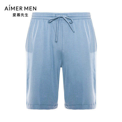 爱慕先生（AIMER MEN）爱慕先生22SS四季棉莫家居系列短裤男士新品睡裤NS42F702 蓝灰色8VH 2XL 180