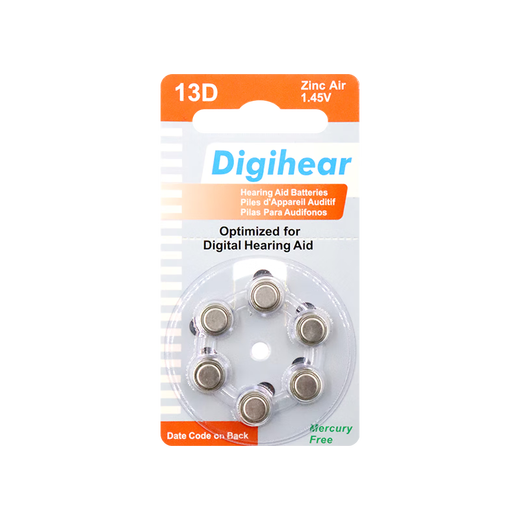Zhili Changsheng original hearing aid special zinc air A10 button battery A13 electronic A675A312 DIGihearA13 [1 board 6]