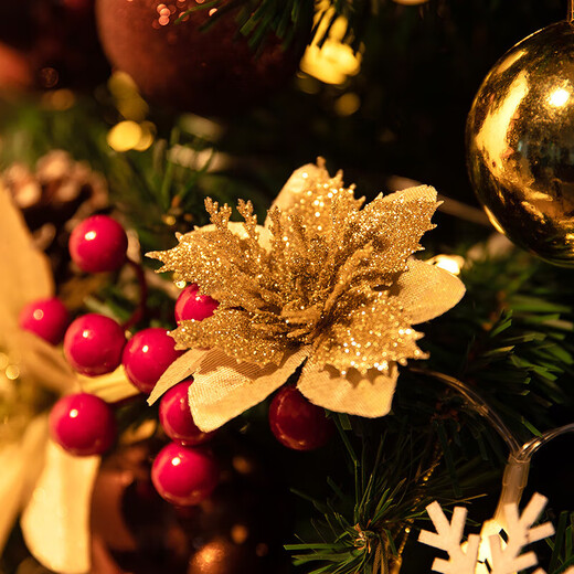 Xinxin Jingyi Christmas tree 90cm Christmas decorations tabletop lights ornaments tree ornaments hotel counter window scene layout