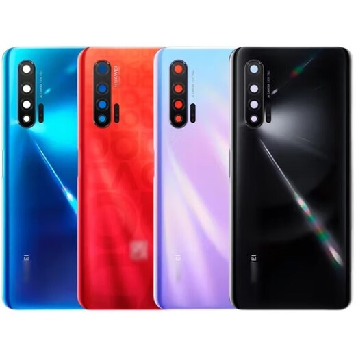 适用于华为nova6后盖原装玻璃电池盖nova6手机后壳NOVA6后盖后屏 适用nova6黑色5G版+镜框 赠送背胶工